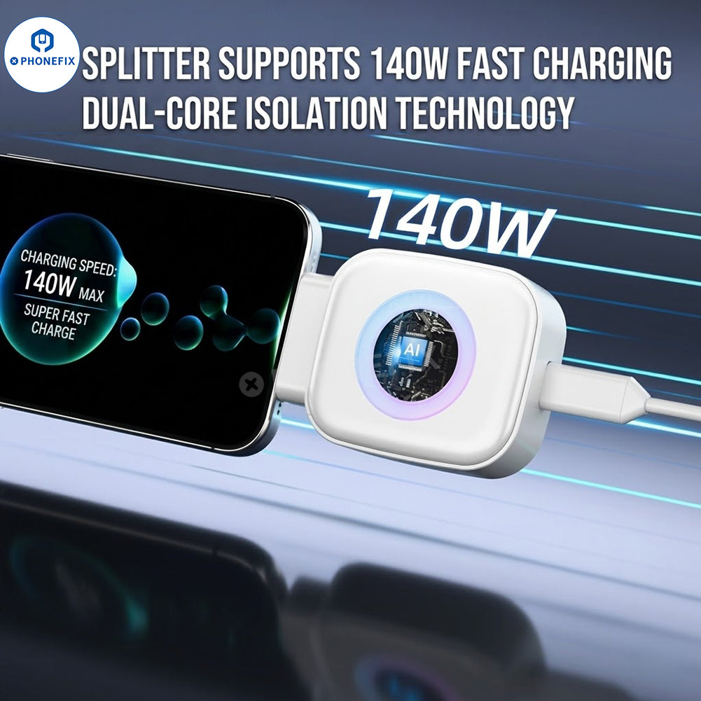 USB-C 140W Fast Charging Full-Charge Separator for iPhone Android - CHINA PHONEFIX SHOP Team