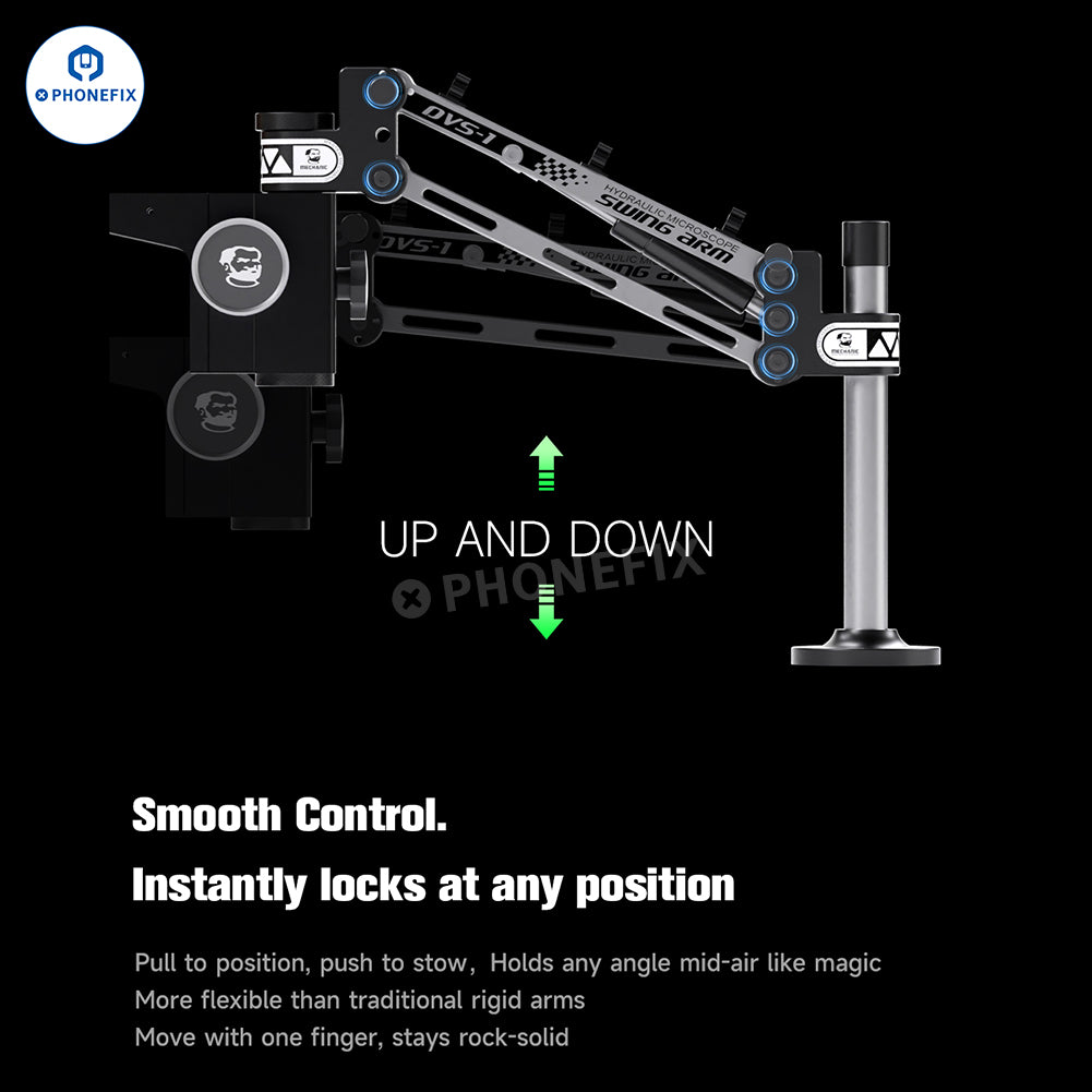 MECHANIC DVS-1 Microscope Swing Arm Hydraulic Shock-Absorbing