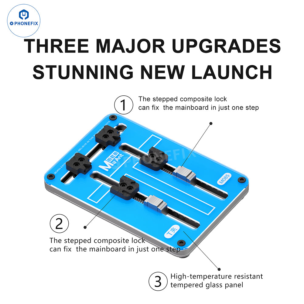 MaAnt FY01 M085 Tempered Insulation Glass Clamp Phone PCB Holder