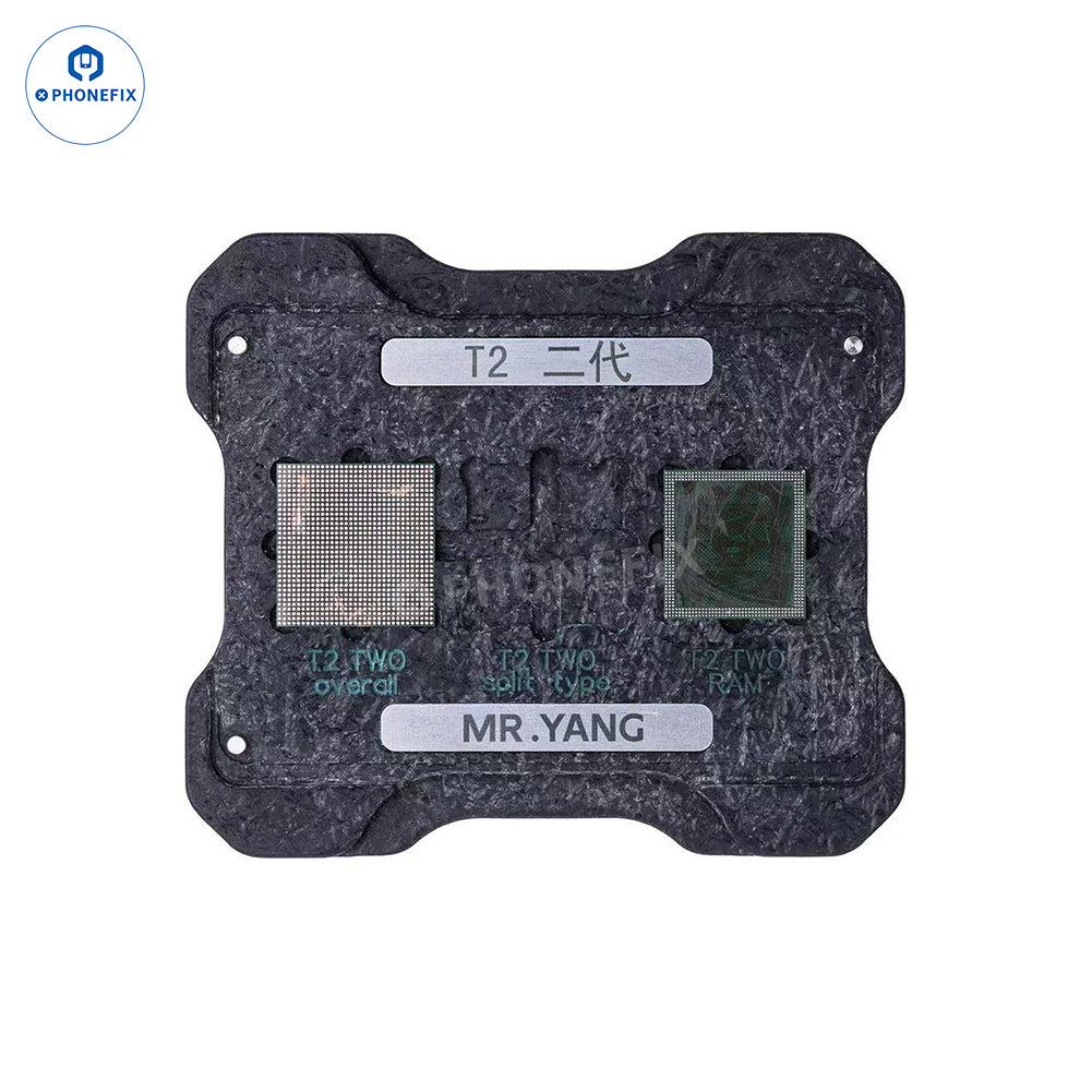 YCS M.Y DJI Drone RC2 T2 CPU IC Reballing Stencil Soldering Platform