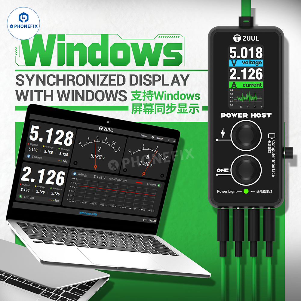 2UUL PW15 Power Host One-click Power-on for Mobile Phone Repair