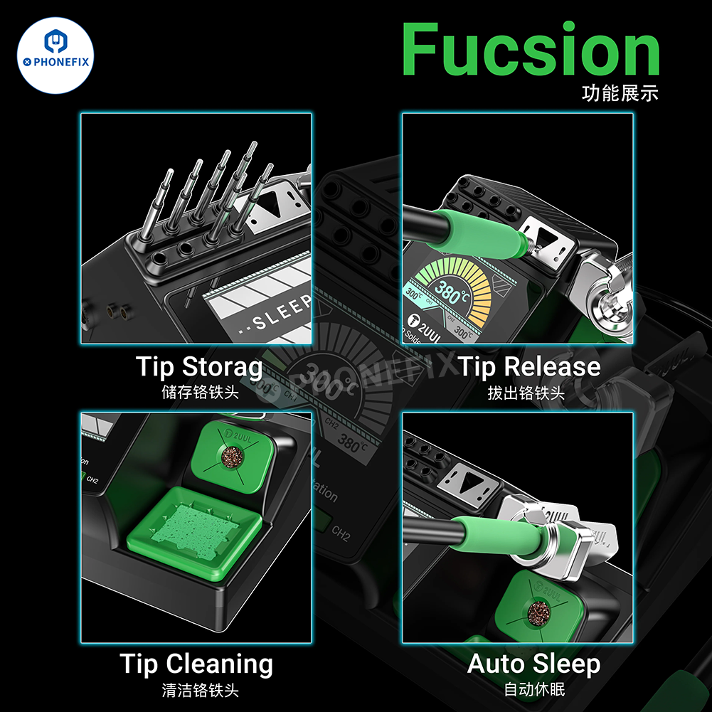 2UUL NT210 NextTip Soldering Station supports C210 C115 C245 Tips