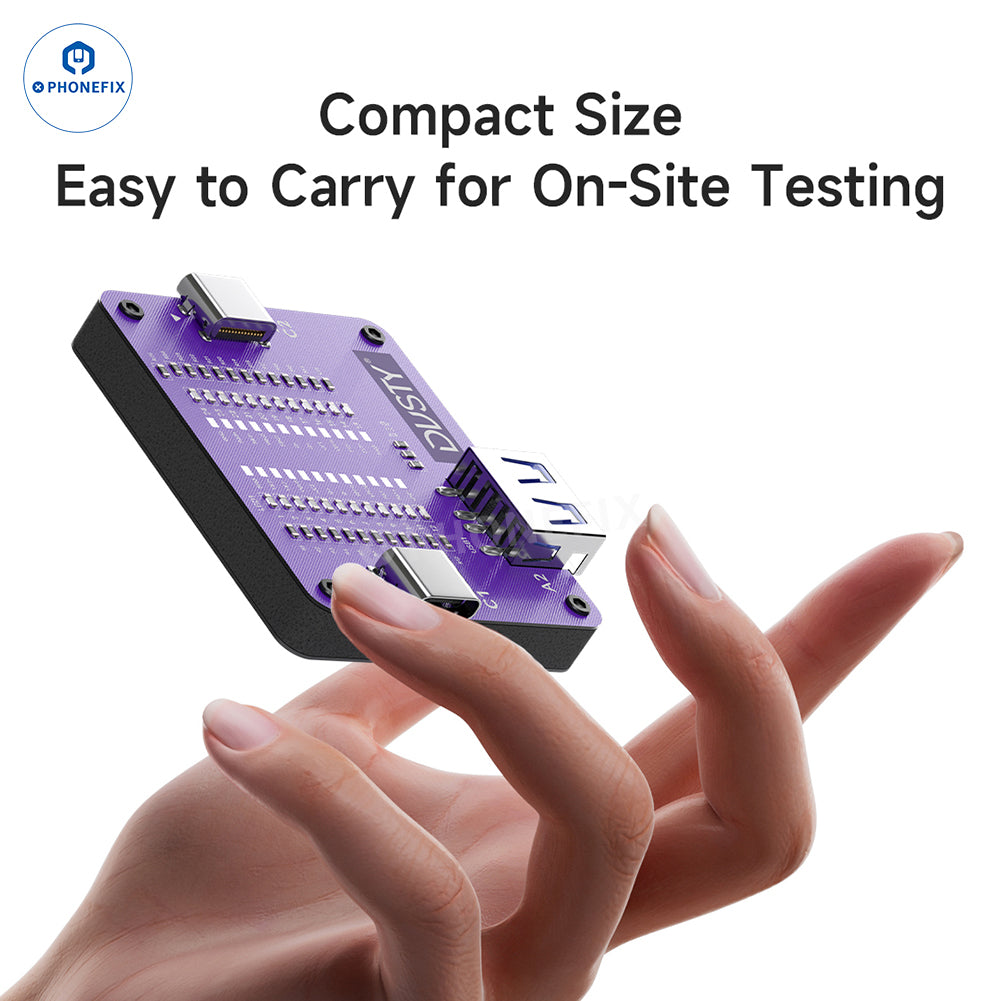 MECHANIC TC-24 Dusty Type-C Data Cable Circuit Fault Pins Tester