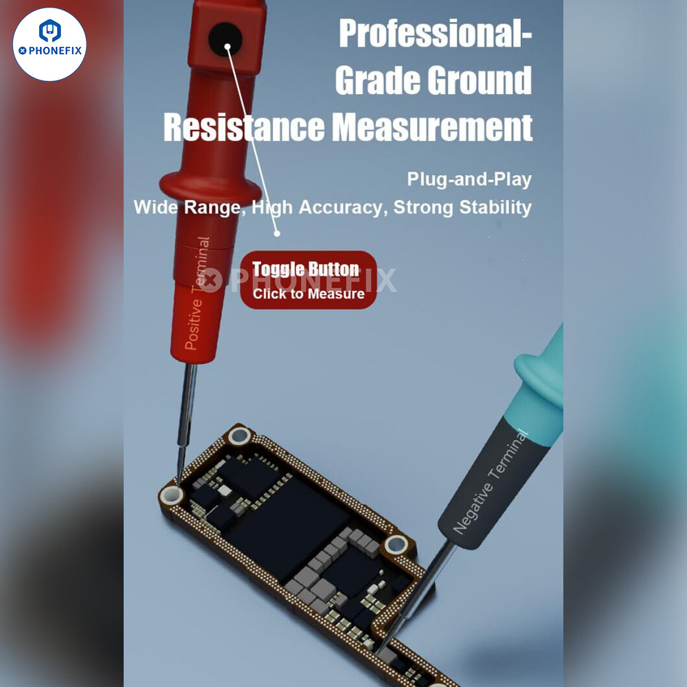 Smart Resistance Analyzer for Phone PCB IC Socket Troubleshooting