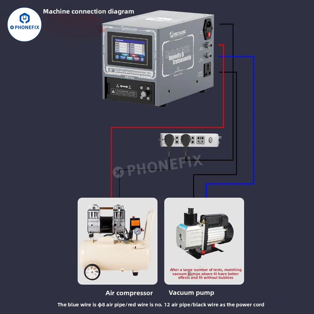 MECHANIC SE Lite 8-inch Screen Laminating Bubble Removal Machine