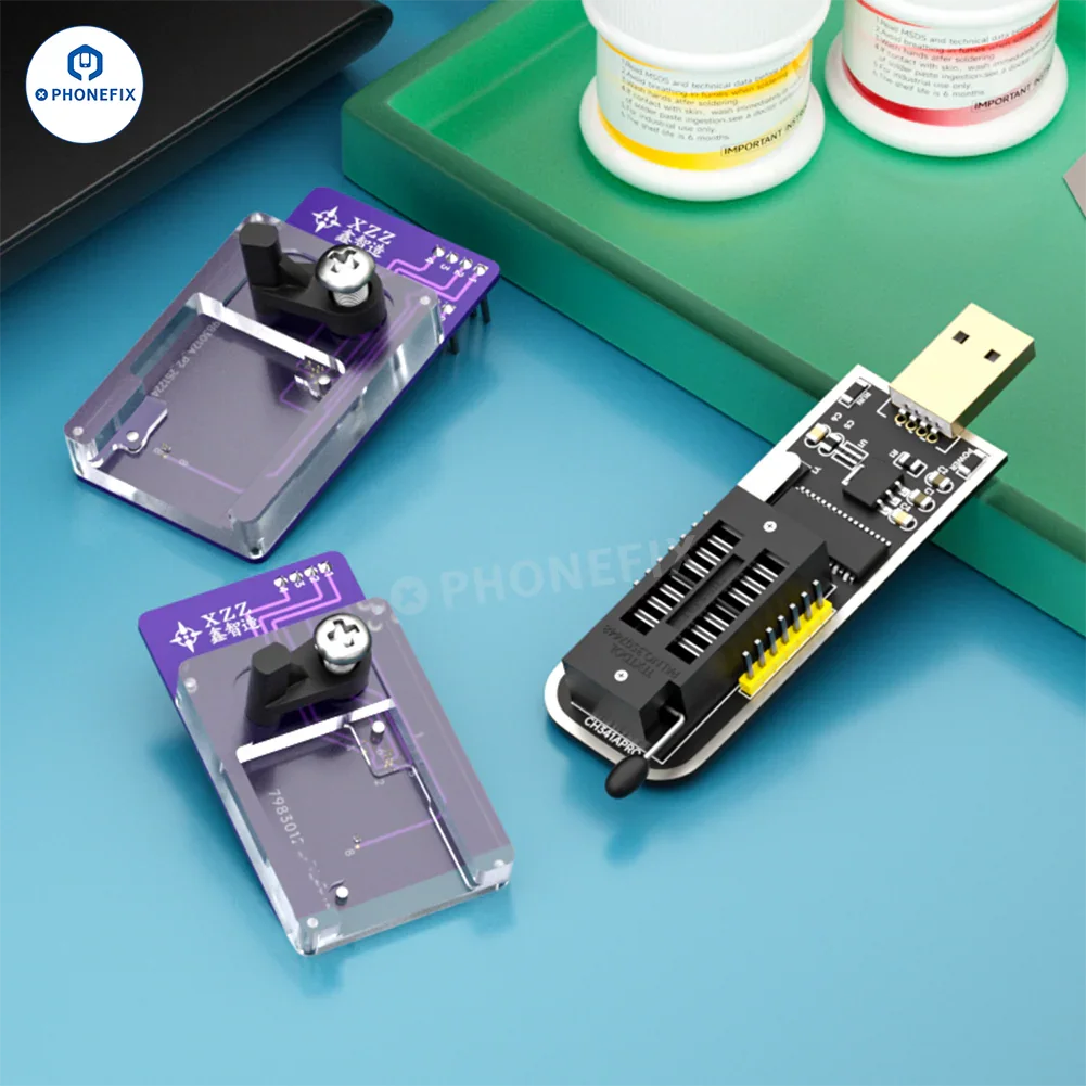 XZZ CH341A U2 Charging EEPROM IC Read Write Tool for iPhone Repair