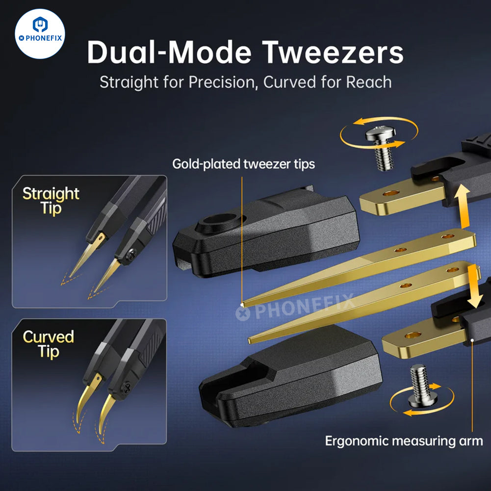 FNIRSI LCR-ST2 Bridge ESR Tweezer SMD BGA Component Tester
