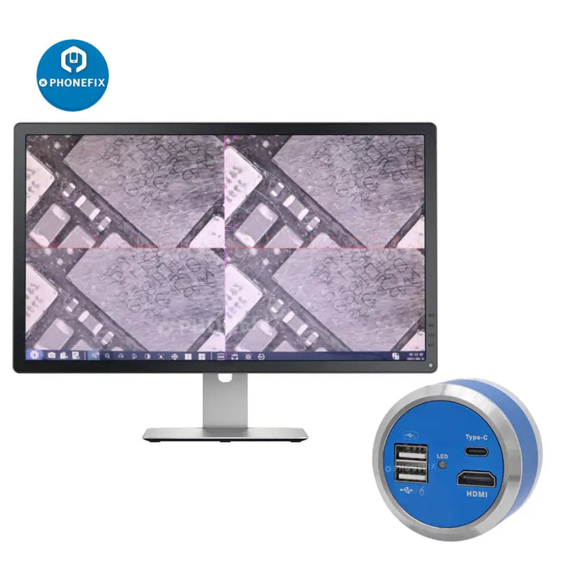 4K 1080P HDMI USB 2.0 Digital Microscope Camera For PCB