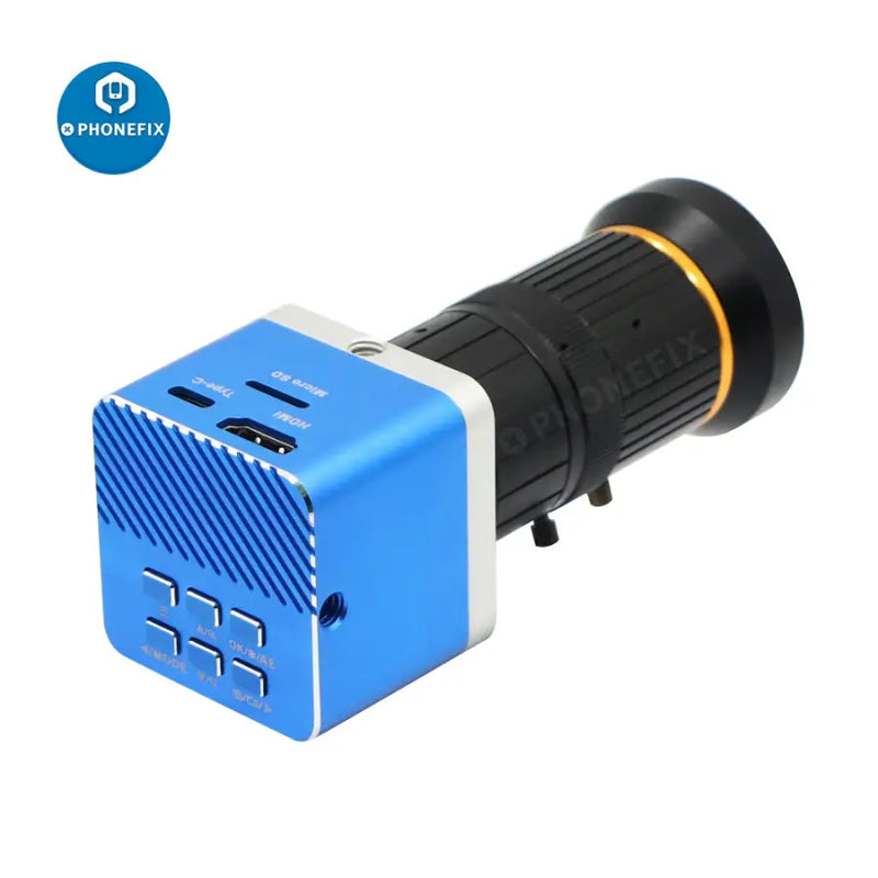 4K UHD Camera CCD Digital Detector 5.0-50mm F1.4 Lens
