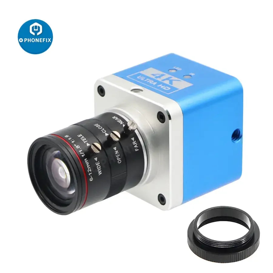 4K UHD USB Camera 6-12mm F1.6 Lens Live Industry Digital Camera