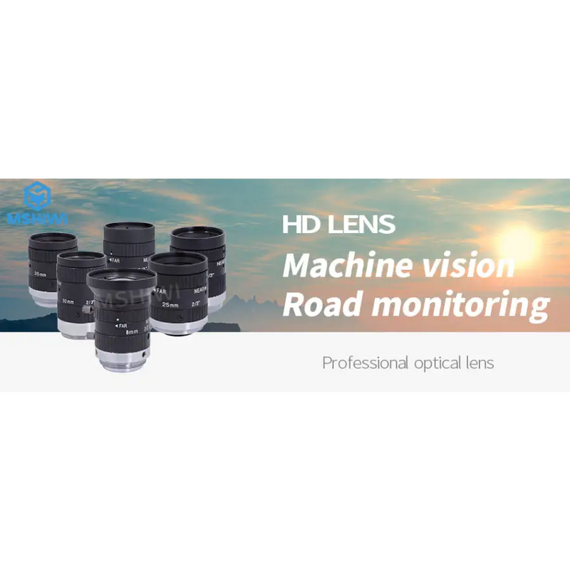 5.0MP C-mount 6mm FA Lens 2/3 F1.4 Industrial Camera Len -
