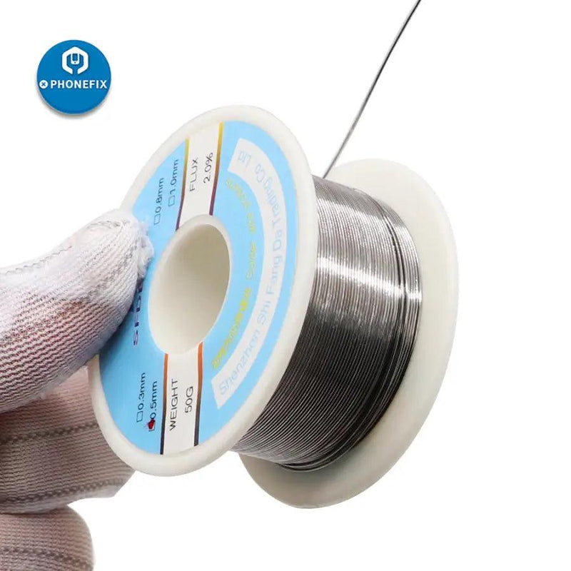 50g High Purity Rosin Solder Wire Core No Cleaning Wire 0.3 0.5 0.8mm - CHINA PHONEFIX