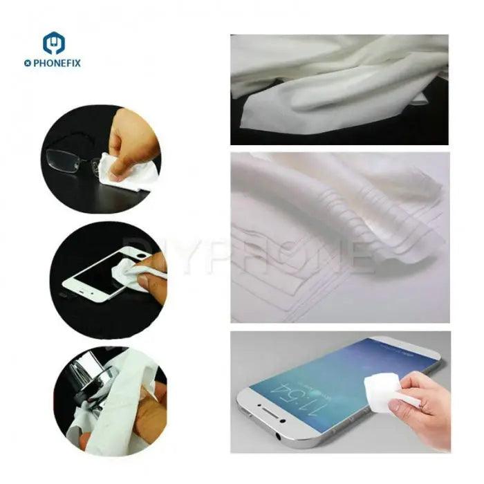 50pcs Non-dust Cleaning Cloth for Phone Screen Cleaning Tool - CHINA PHONEFIX