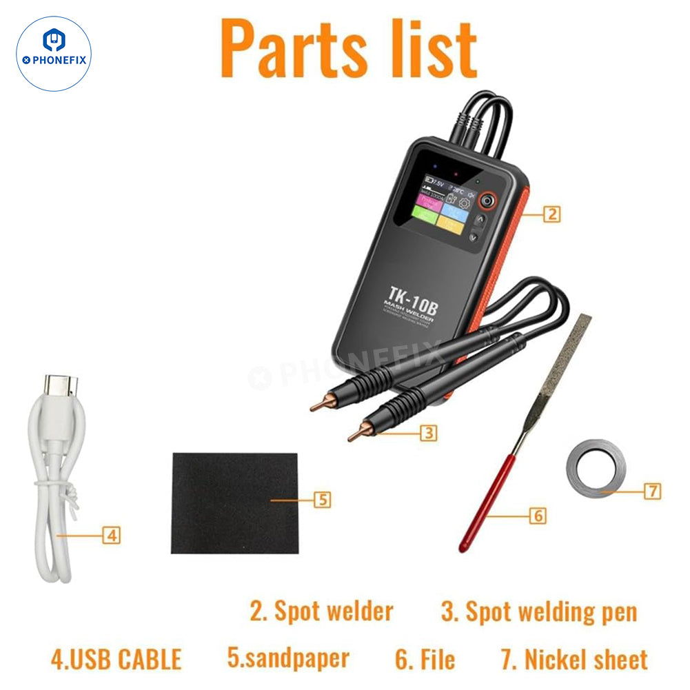 Portable Handheld Spot Welder Digital Battery Spot Welding Machine