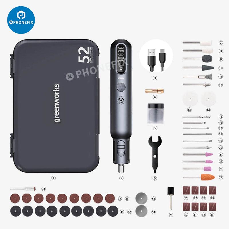 52 इन 1 मिनी कॉर्डलेस रोटरी टूलकिट ग्राइंडर यूएसबी पंच एनग्रेविंग पेन - चीन फोनफिक्स