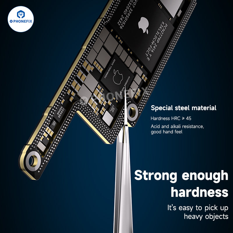 XZZ SS-11A SS-11B 11C Stainless Steel 3D Tweezers for Phone Repair