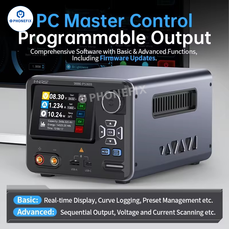 FNIRSI IPS3608 36V 8A Adjustable CNC DC Regulated Power Supply