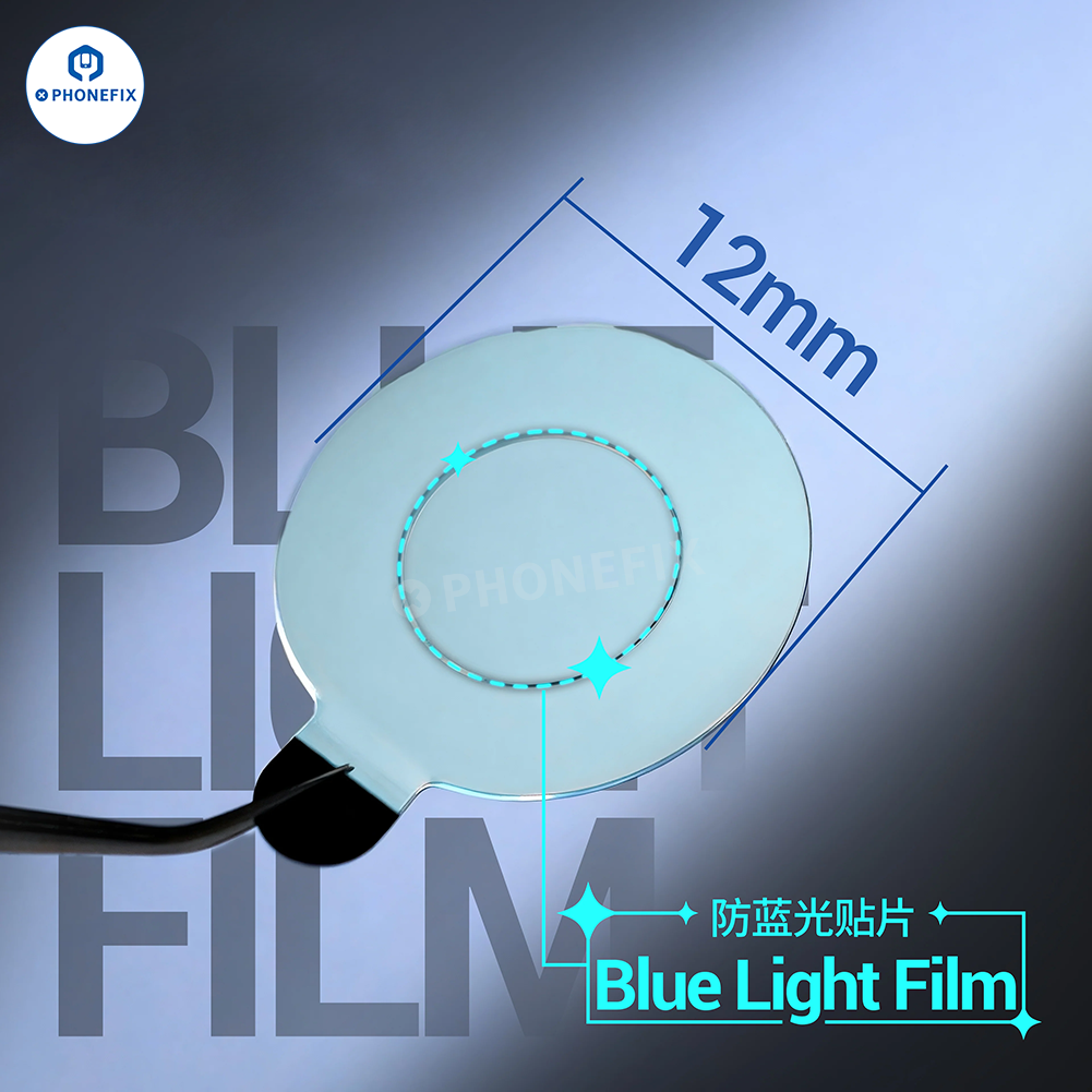 2UUL DA33 Camera Lens Protective Sticker No-damage Blue Light Film