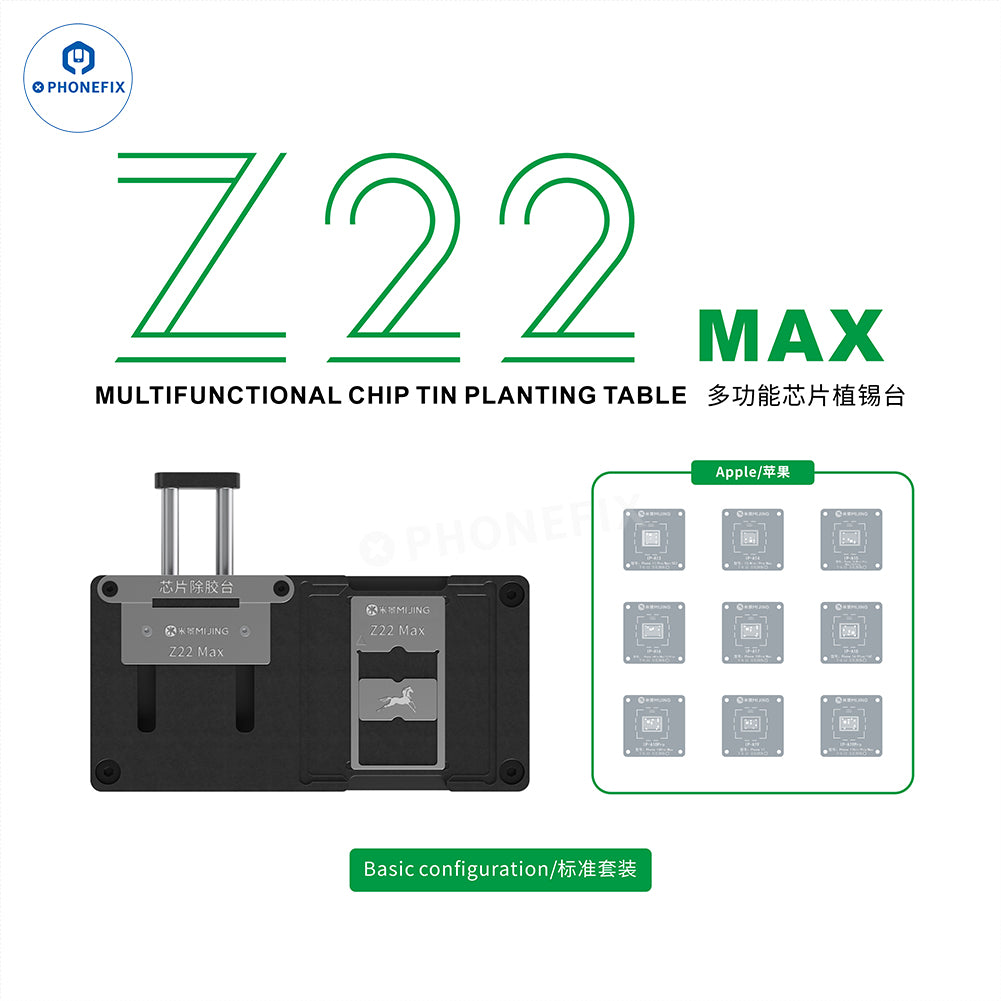 MIJING Z22MAX Reballing Platform/Glue Removal for iPhone Android - CHINA PHONEFIX SHOP Team