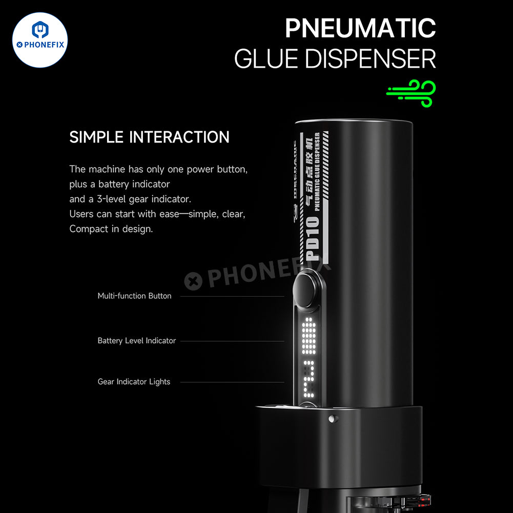 MECHANIC PD10 Pneumatic Glue Dispenser for Mobile Phone Repair