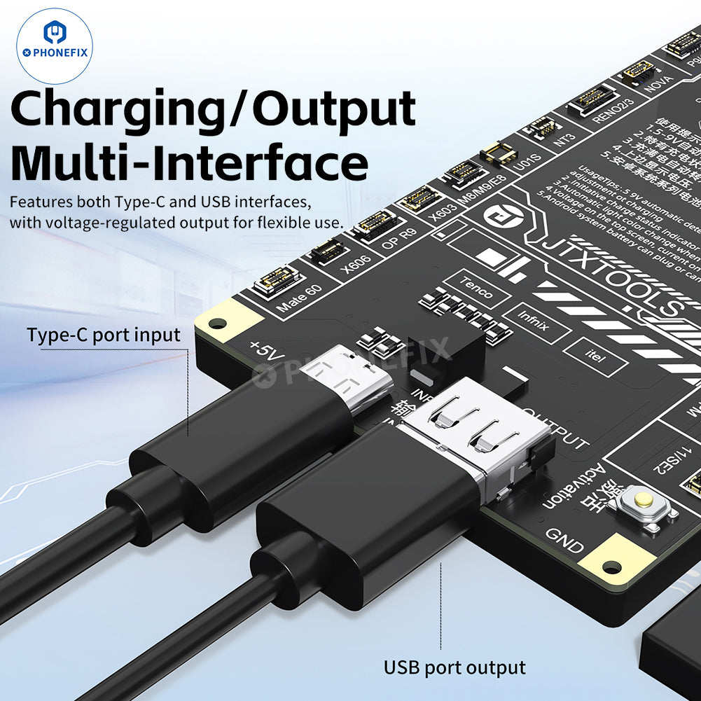 JTX B9 Battery Activation Board for iPhone 6S-17 Pro Max & Android