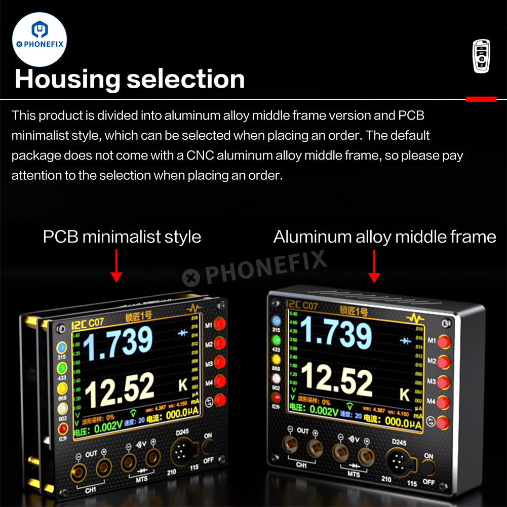 i2C C07 Locksmith No.1 Remote Control Frequency Tester Multimeter