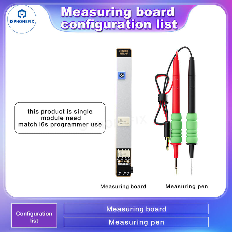 i2C i6S PCB Voltage Resistance Value Detection Measuring Board