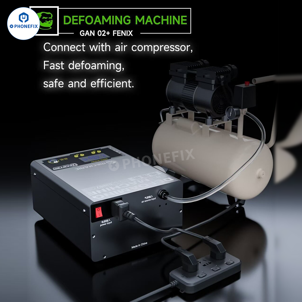 Máquina antiespumante para eliminar burbujas de pantalla Mechanic GAN-02 Fenix