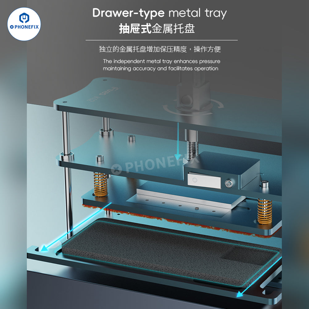 iFixes iK02 Phone Screen/Back Cover Heating Pressure Holding Platform - CHINA PHONEFIX SHOP Team