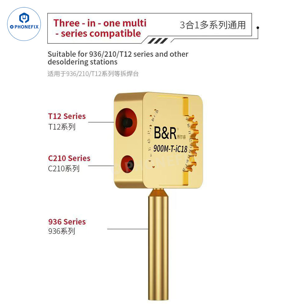 900M-T-iC18 CPU Glue Removal Station for T12 C210 936 Soldering Iron