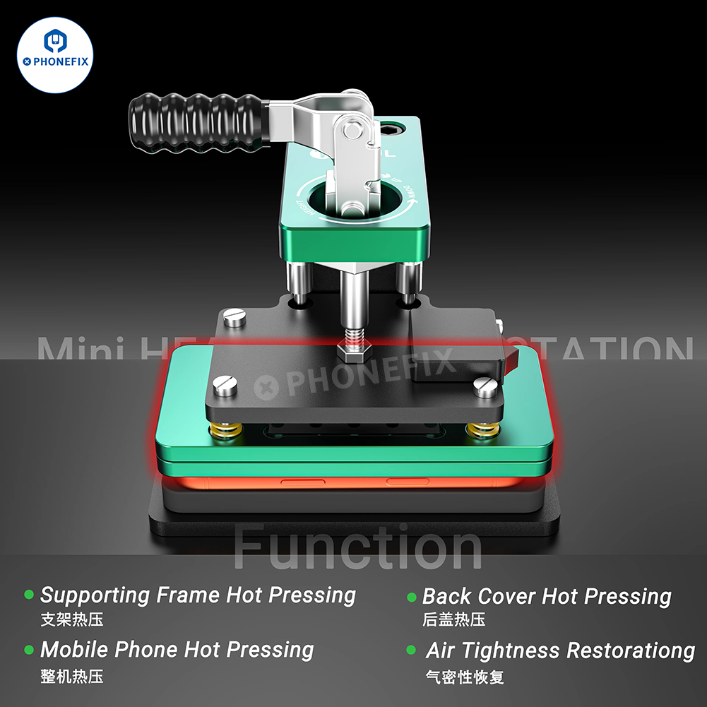 2UUL DA07 Mini Hot Press Station for Phone Frame/Back Cover Repair