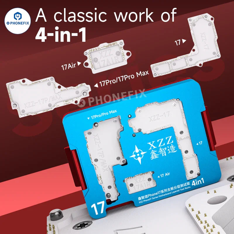 XZZ YCS iSocket 4-in-1 Motherboard Test Fixture for iPhone 17 Series - CHINA PHONEFIX SHOP Team