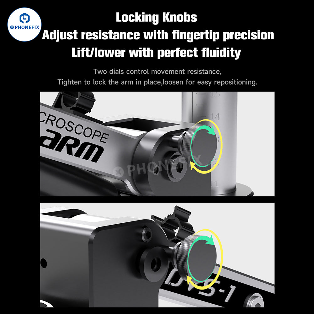 MECHANIC DVS-1 Microscope Swing Arm Hydraulic Shock-Absorbing