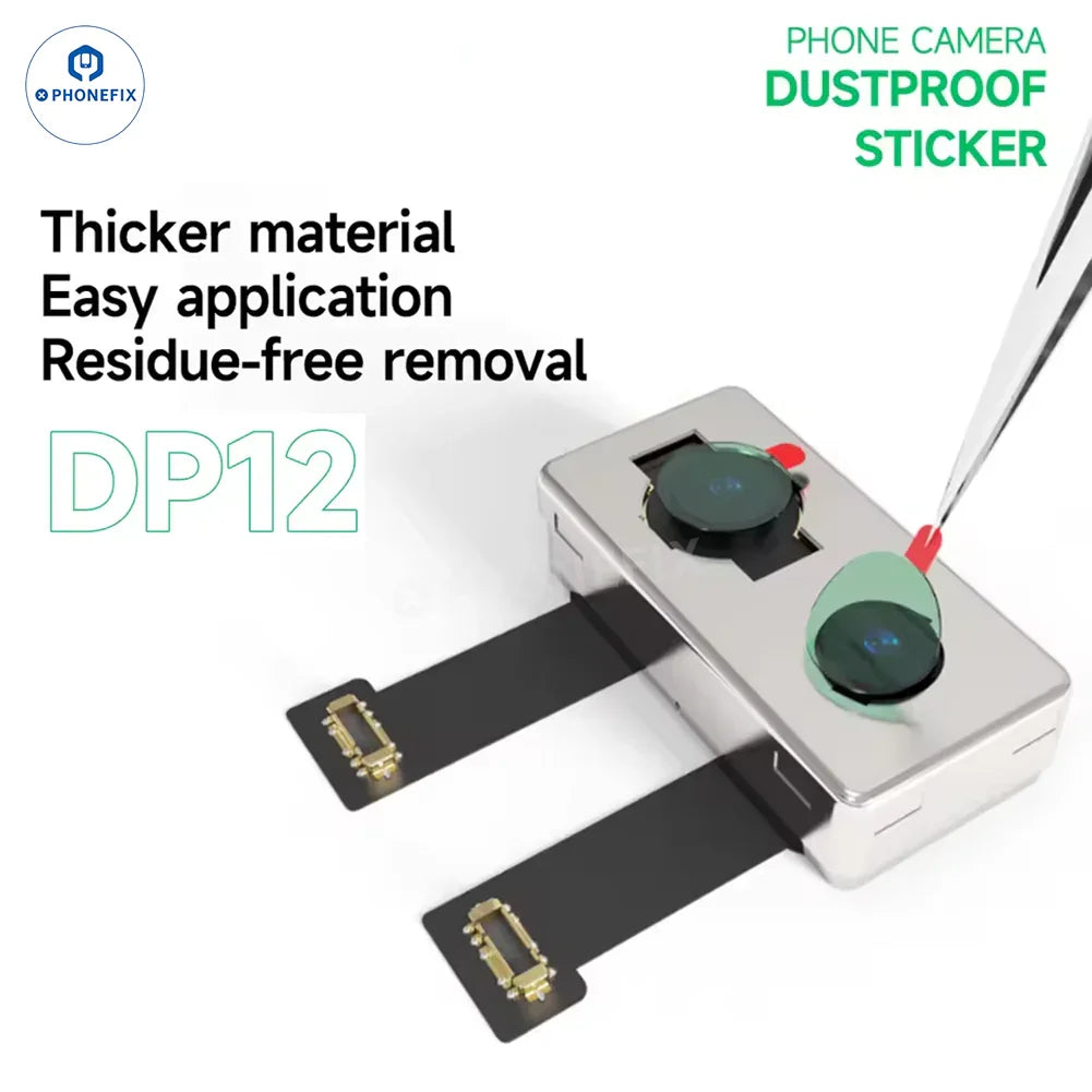 Camera Dust Sticker MECHANIC DP12 Mobile Camera Protection Dust-proof Sticker 7/12mm