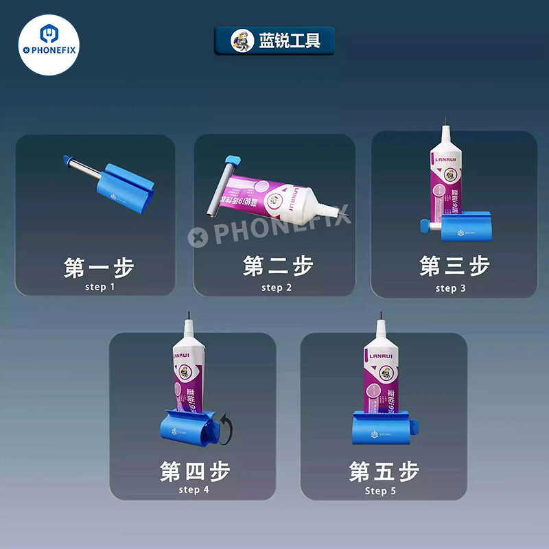 LANRUI i9 Active Adhesive N95 Metal Glue Squeezer for Screen Repair