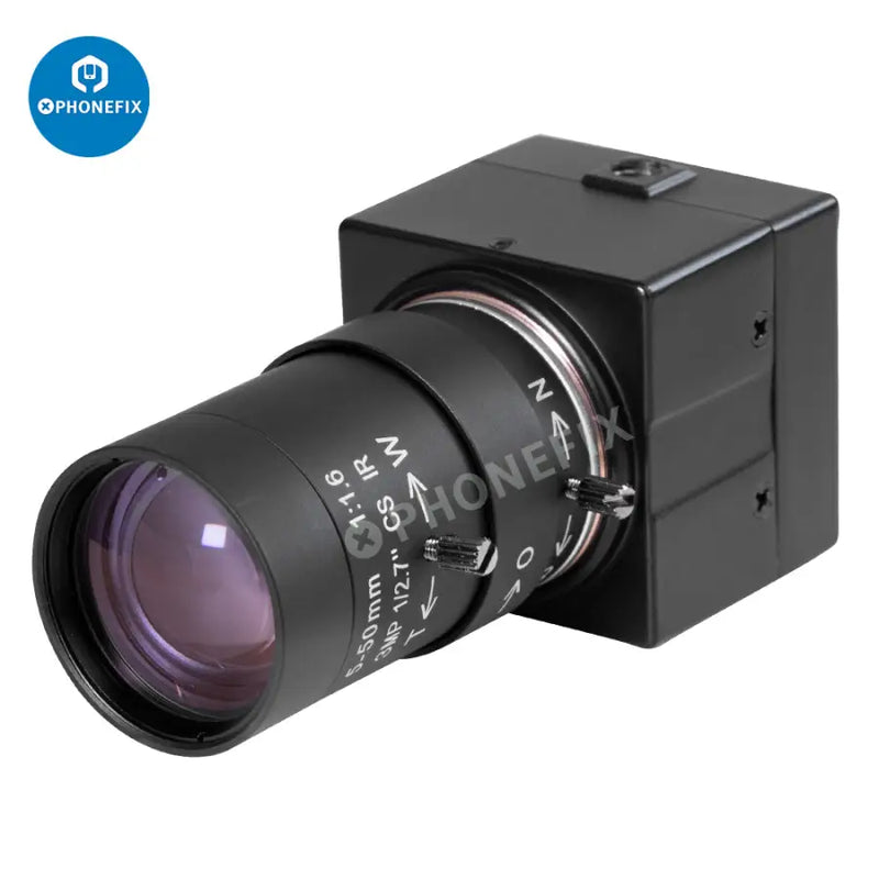 5MP UVC USB Webcam HD Industrial PC Camera - 5-50mm /