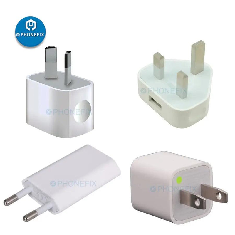 5W USB Charger US EU Wall Fast Charging Adapter for Apple iPhone - CHINA PHONEFIX