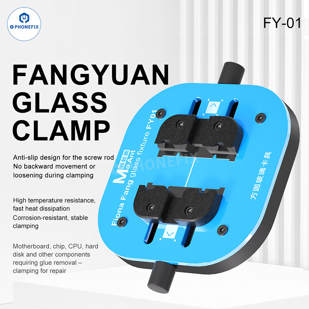 MaAnt FY01 M085 Tempered Insulation Glass Clamp Phone PCB Holder