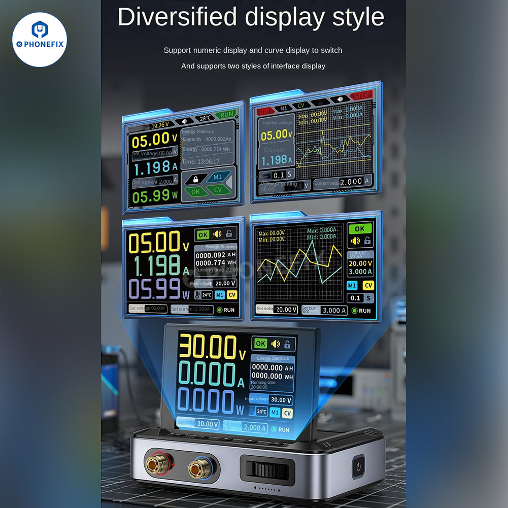 Fuente de alimentación CC mini programable FNIRSI DPS-150 de 30 V y 5 A