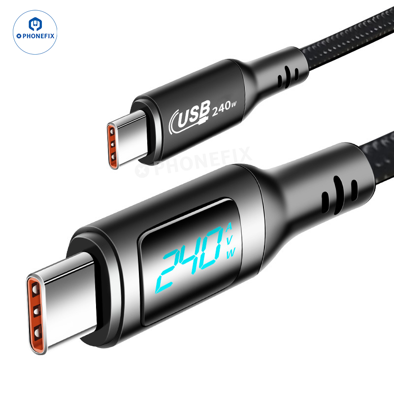USB 2.0 Type-C Digital Display Data Cable for Phone/MacBook