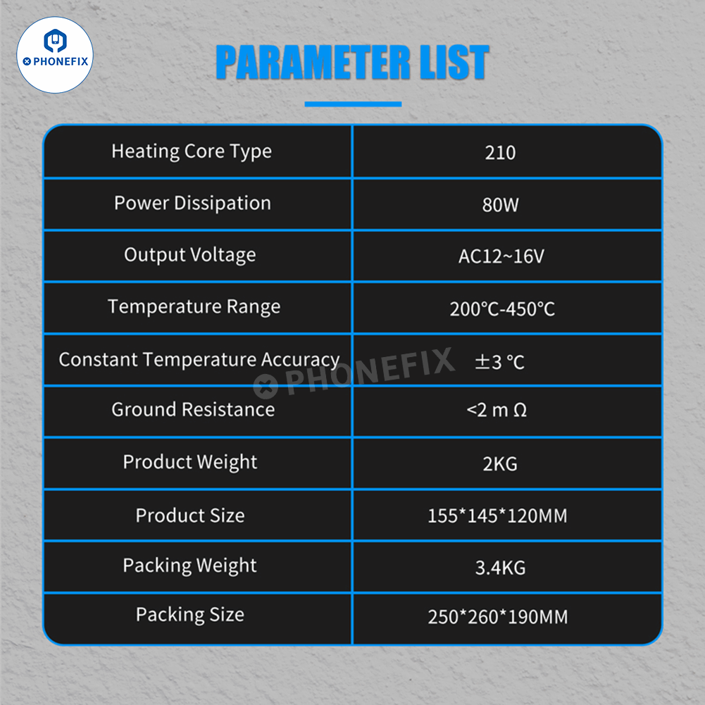 FORWARD BE01 Soldering Iron Station 80W Blue Enginner