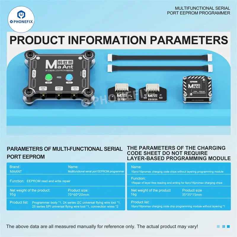 MaAnt E1 SN Port Charging EEPROM Programmer for iPhone Repair