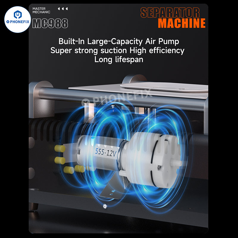 MECHANIC MC988 Phone 10.5-inch Screens Vacuum Heating Separator