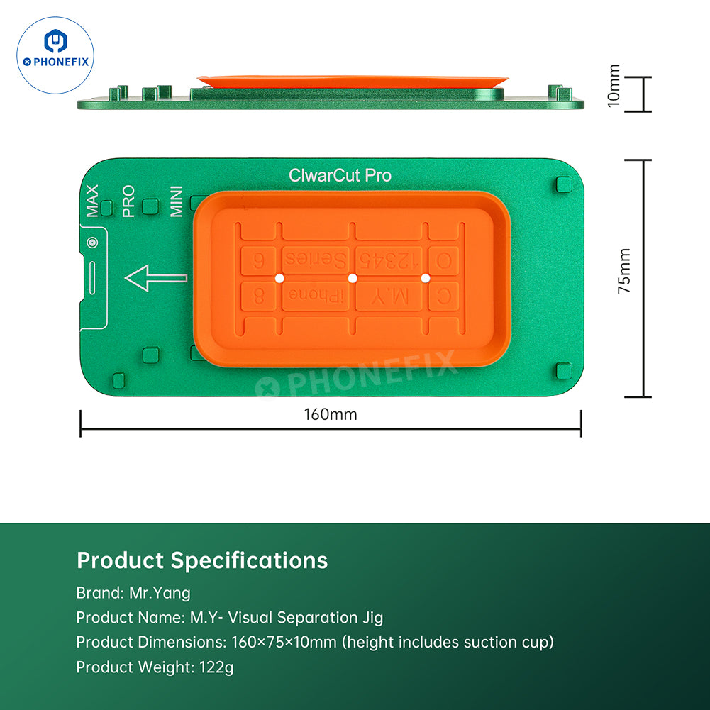 YCS Mr. Yang Visual Screen Separation Mold for Phone Flat/Curved LCD