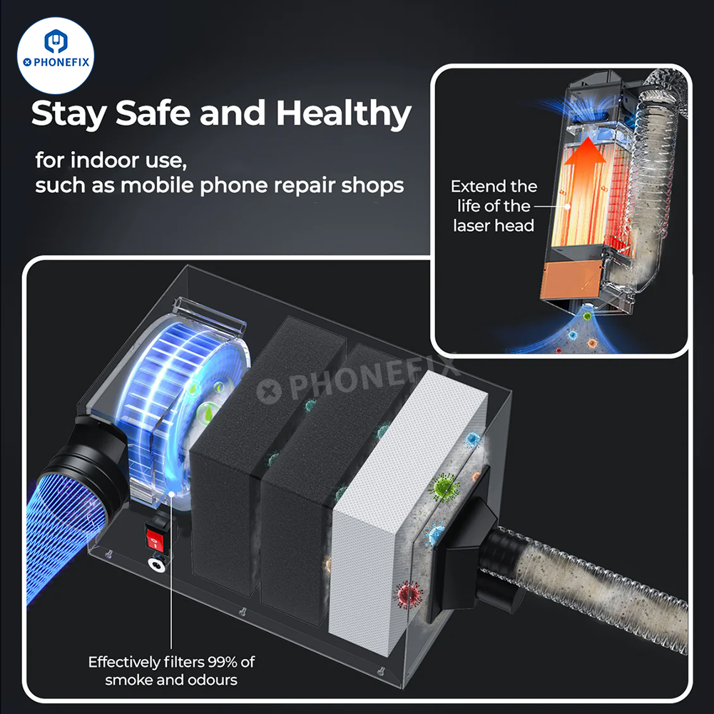 Xwitzeal V8 Ultra Laser Machine for iPhone 8-16 Back Glass Removal