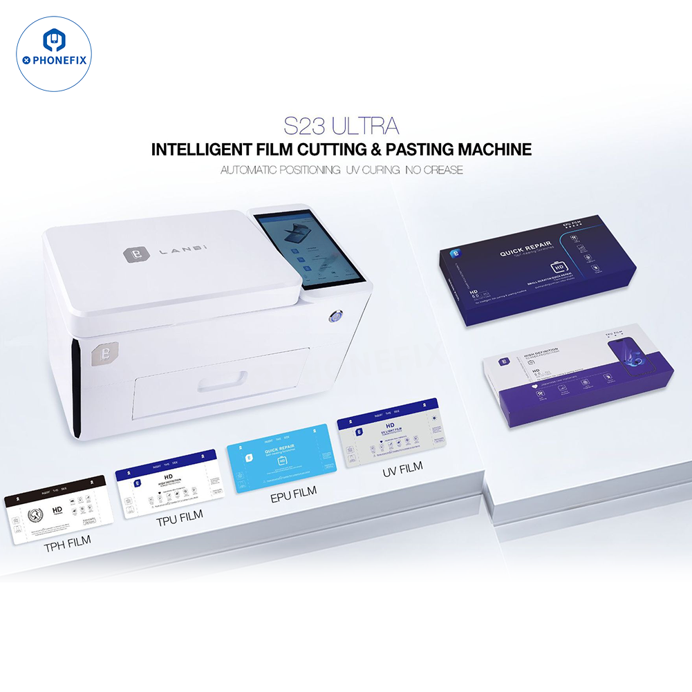 Hydrogel Film Cutting Laminating UV Curing Machine for Phone Screen