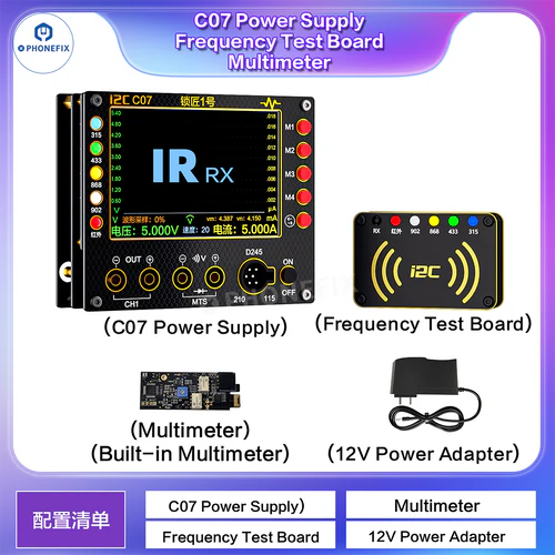 i2C C07 Locksmith No.1 Remote Control Frequency Tester Multimeter