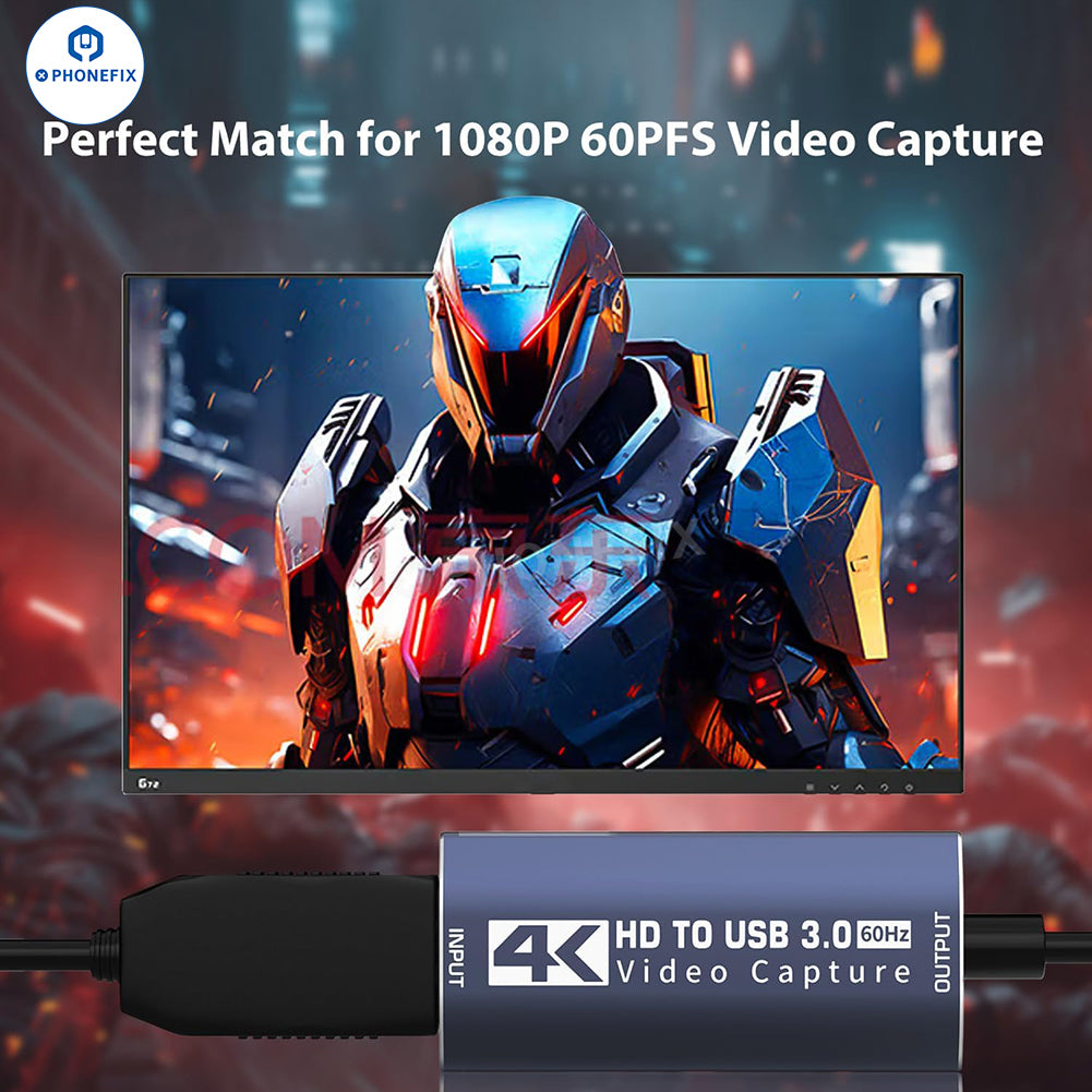 4K Audio Video 1080P Capture Card For Live Streaming Broadcasting