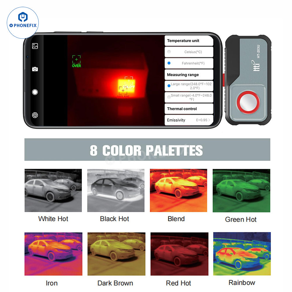 HT-203U Thermal Imager Camera for Mobile Phone PCB Troubleshoot
