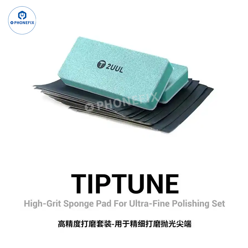 2UUL FM02 TipTune Tweezers Grinding Polishing Pad Sandpaper Set